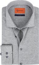 Suitable Overhemd Knitted Jersey Grijs - maat 40