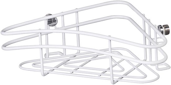 Wenko Hoekrek Classic Plus 28,5 X 17,5 X 9 Cm Staal Wit
