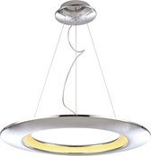 LED Hanglamp - Hangverlichting - Concepty - 41W - Natuurlijk Wit 4000K - Chroom Aluminium - BSE