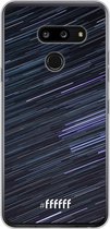 LG G8 ThinQ Hoesje Transparant TPU Case - Moving Stars #ffffff