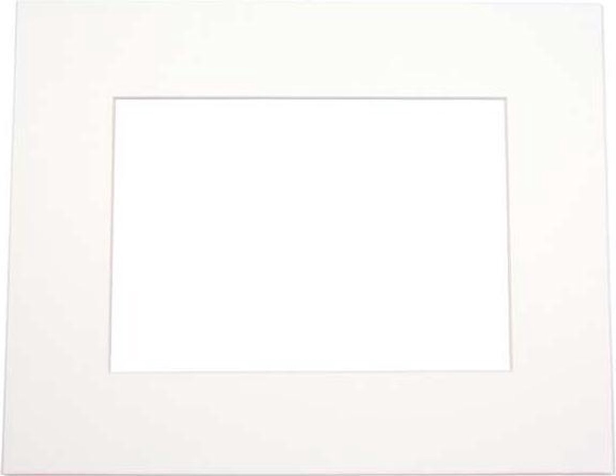 Passepartout Ivoor 32,1x47,3cm Venster - Buitenmaat 45,7x61cm (10 stuks)
