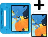 Hoes Geschikt voor iPad Pro 2020 (11 inch) Hoes Kinder Hoesje Kids Case Kinderhoes Shockproof Met Screenprotector - Hoesje Geschikt voor iPad Pro 11 inch (2020) Hoesje Kidscase - Blauw