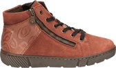 Rieker dames veterboot - Brick - Maat 36