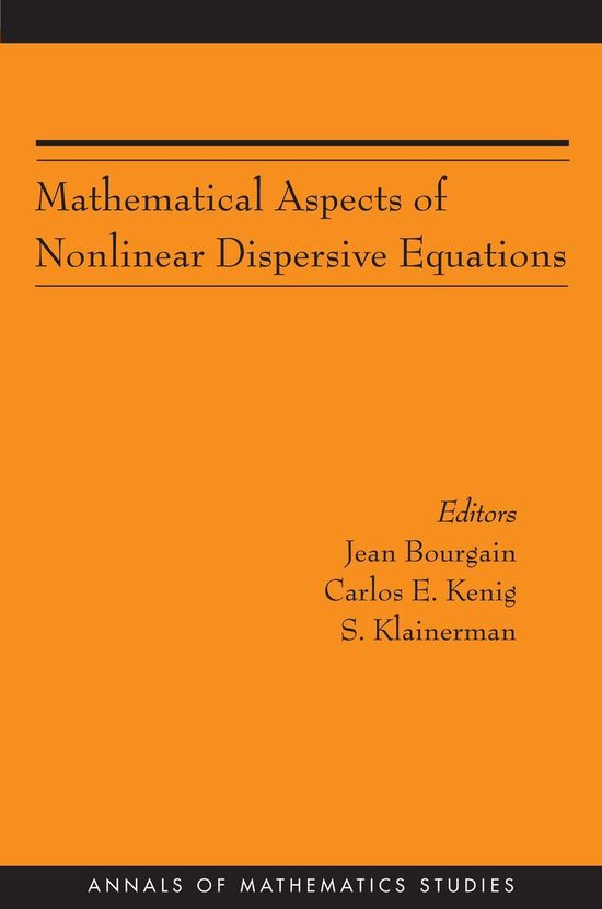 Foto: Mathematical aspects of nonlinear dispersive equations am 163 