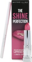 Maybelline The Shine Perfection Cadeauset - 148 Summer Pink - 120 Clear
