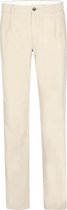 Steppin' Out Mannen Broek Classic Chino w/Pleats Khaki Katoen Maat: 58