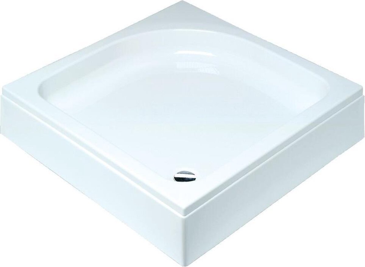 JUNGBORN Douchebak Cinque wit 80x80x2,5 cm kopen