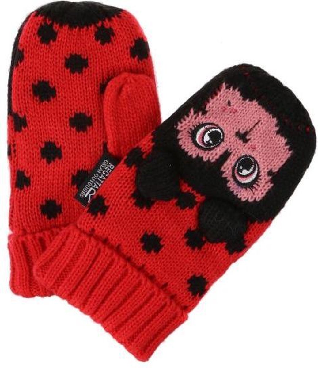 Animally III met Fleece Gevoerde Wanten Wintersporthandschoenen Handschoenen Kinderen Lolly Rood