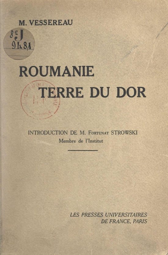 Roumanie, terre du Dor - cover