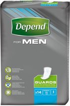 Depend For Men Guards - 14 stuks - incontinentie verband