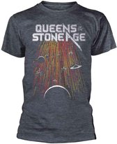 Queens Of The Stone Age Heren Tshirt -S- Meteor Shower Grijs