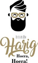 Pakket van 8: Verjaardagskaart hipster baard