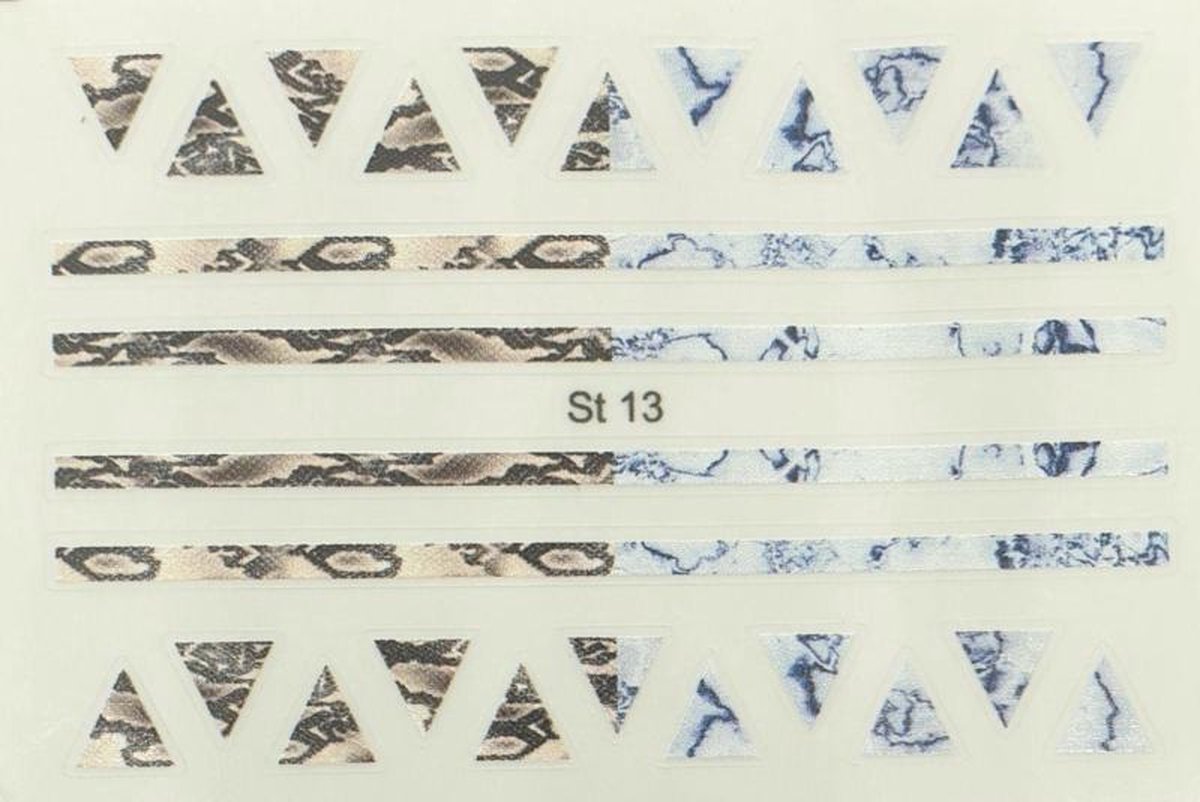 Goedkoopste Korneliya 3D StickOn Reptile Geometric Nr13