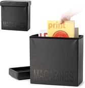 Balvi Tijdschriftenhouder En Kruk 40 Cm Pvc Zwart