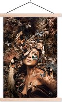 Porte-affiche avec affiche - Affiche scolaire - Femme - Vogel - Luxe - 40x60 cm - Lattes vierges