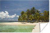 Poster Uitkijkend naar de archipel San Blas-eilanden voor de kust van Panama - 30x20 cm
