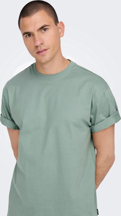 Only & Sons T Shirt Onsfred Rlx Ss Tee Noos 22022532 Chinois Vert Homme Taille - S