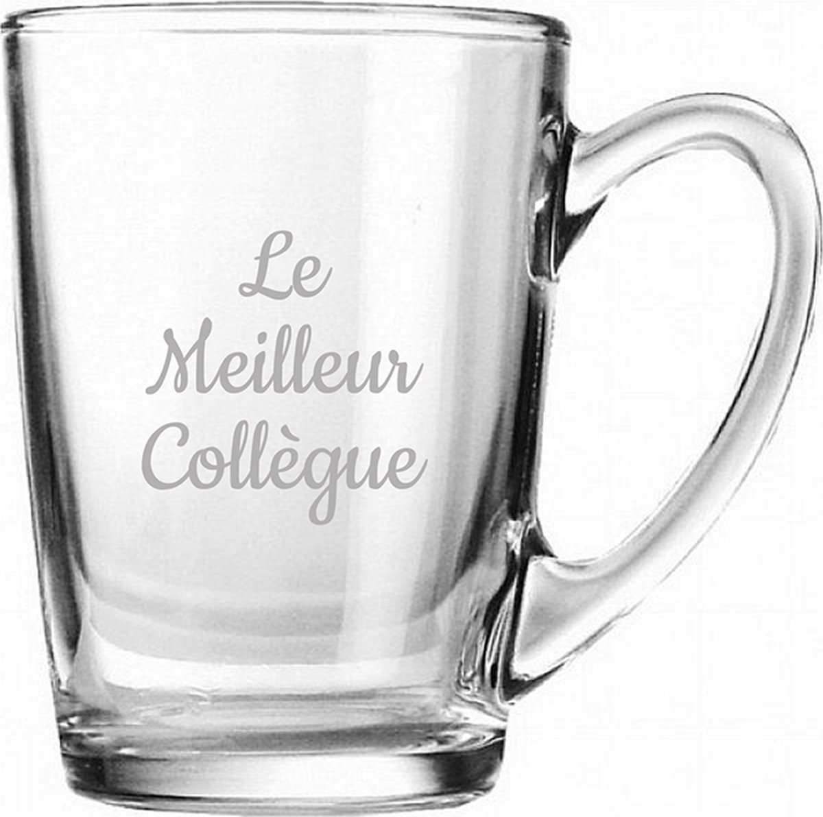 Theeglas gegraveerd - 32cl - Le Meilleur Collègue