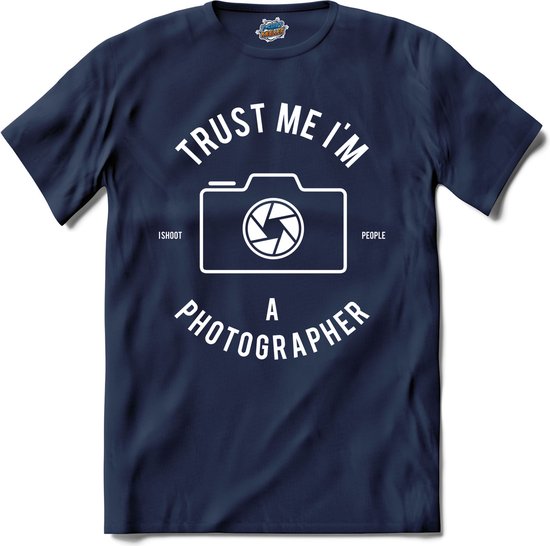 Trust me , I'm A Photographer | Fotografie - Camera - Photography - T-Shirt - Unisex - Navy Blue - Maat 4XL
