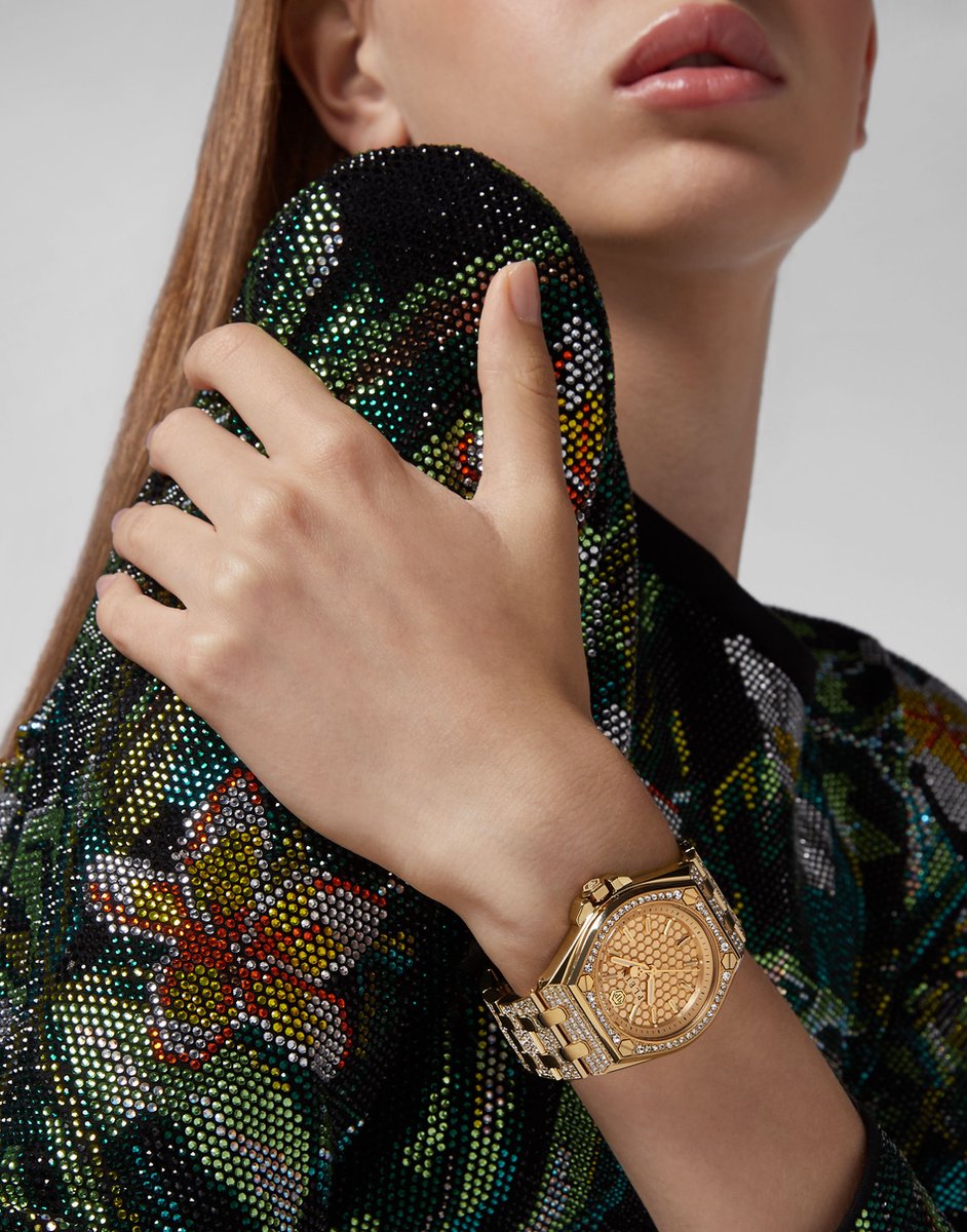 Philipp Plein - Dames Horloge Plein Extreme - Goud