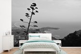 Behang - Fotobehang Uitzicht vanaf een berg op het Griekse Rhodos - Breedte 525 cm x hoogte 350 cm
