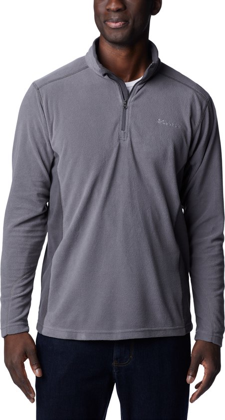 Columbia Klamath Range™ II Half Zip Fleece trui - Fleecetrui met halve rits - Outdoortrui Heren - Grijs - Maat M