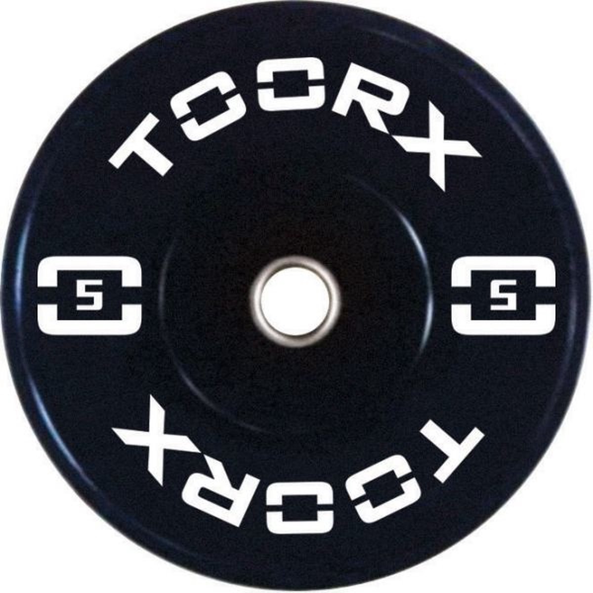Halterschijf - 50 mm Bumper Plate - Olympische Gewicht Schijf - Toorx Professional 5 kg