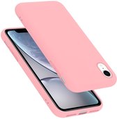 Cadorabo Hoesje geschikt voor Apple iPhone XR in LIQUID ROZE - Beschermhoes gemaakt van flexibel TPU silicone Case Cover
