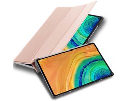 Cadorabo Tablet Hoesje geschikt voor Huawei MatePad PRO (10.8 Zoll) in PASTEL ROZE GOUD - Ultra dun beschermend geval met automatische Wake Up en Stand functie Book Case Cover Etui