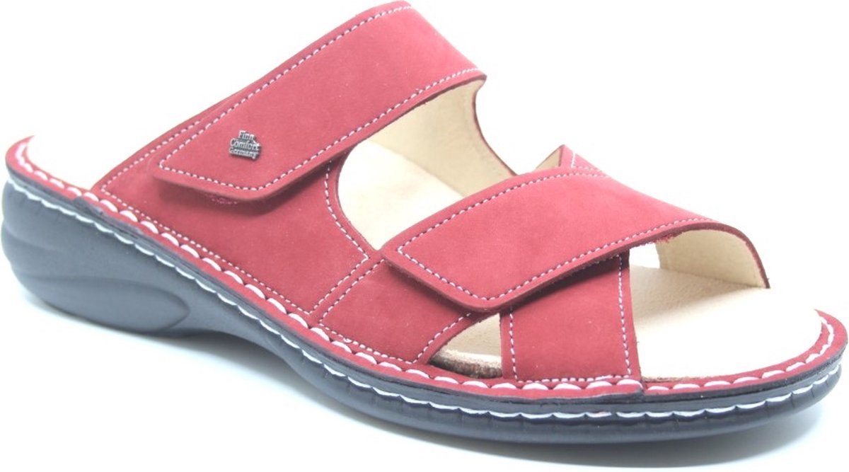 Finn Comfort, MELROSE, 02622-007094, Rode dames slippers