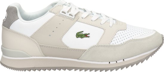 Foto: Lacoste partner piste heren sneakers gebroken wit maat 43