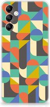 Smartphone hoesje Geschikt voor Samsung Galaxy A14 5G Backcase Siliconen Hoesje Funky Retro