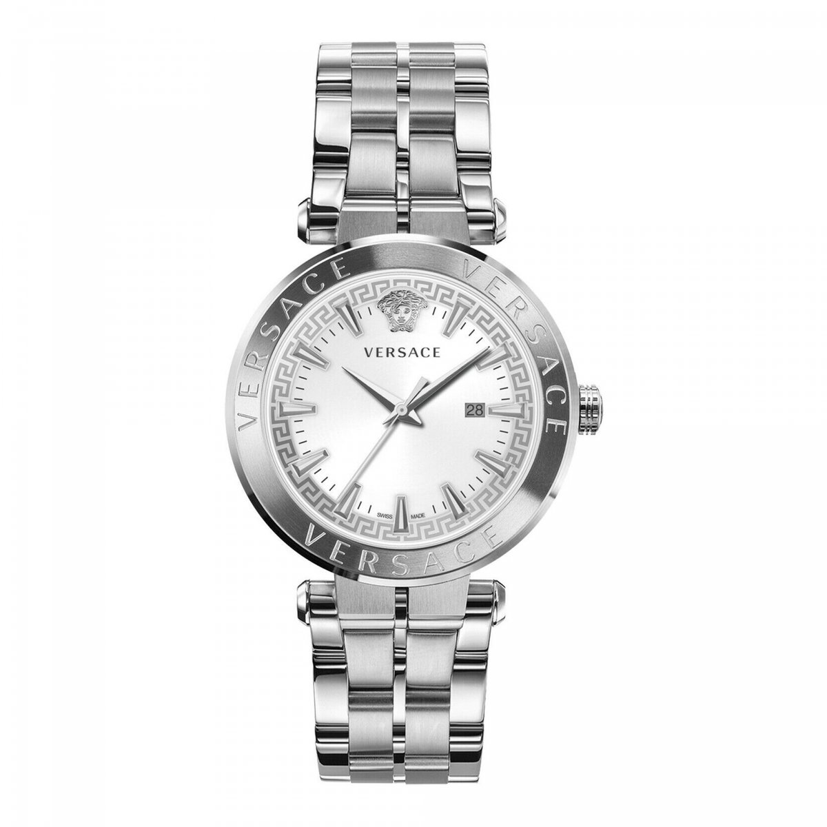 Versace VE2G00321 horloge mannen - Roestvrij Staal - zilver