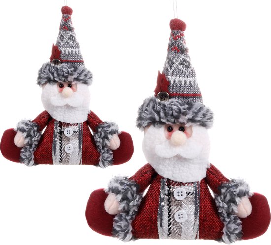 Décorations de Décorations de Noël Springos | Décoration de Noël pour l'intérieur | Pendentif de Noël | Père Noël | 15cm | 1 pièce