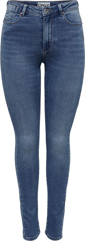 Only Jeans Onlforever High Hw Skinny Jogg Dnm 15263736 Medium Blue Denim Dames Maat - W25 X L32
