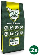 2x12 kg Yourdog hannoveraanse zweethond senior hondenvoer