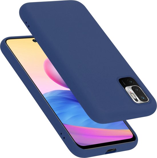 Xiaomi Redmi 15 5G Hoesje - MobyDefend MagSafe Case Mat Transparant Met Gekleurde Rand - Blauw