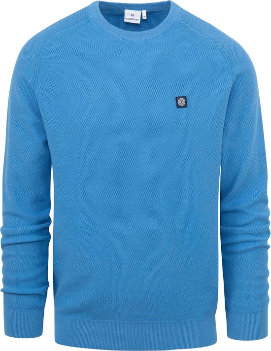 Blue Industry - Pullover Blauw - Heren - Maat L - Regular-fit