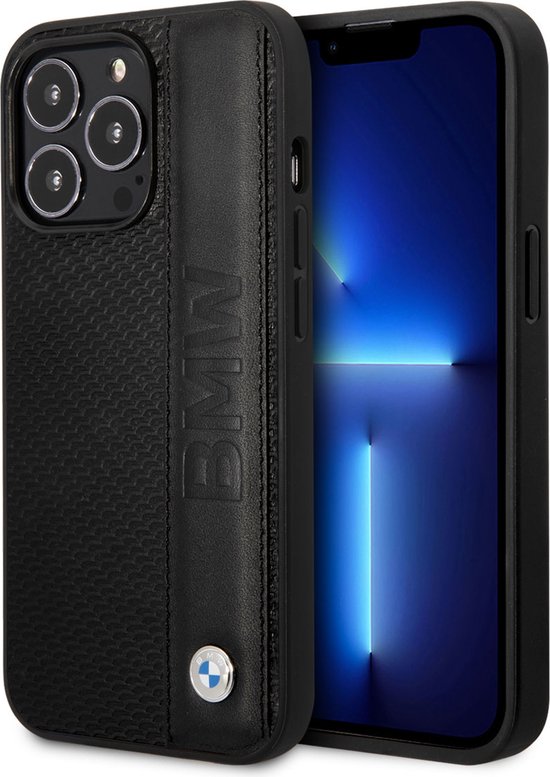 BMW Signature Big Logo Leather Back Cover - Geschikt voor Apple iPhone ...