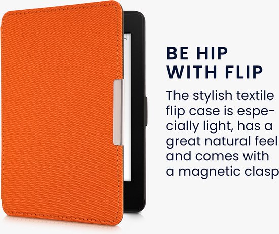 kwmobile Hoesje geschikt voor Amazon Kindle Paperwhite - Nylon eReader case voor Amazon Kindle Paperwhite van kwmobile — afbeelding 5