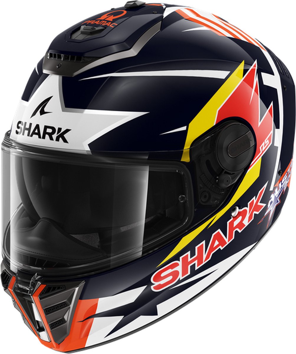 Shark Spartan RS Replica Zarco Austin Blauw Rood Wit BRW Integraalhelm S