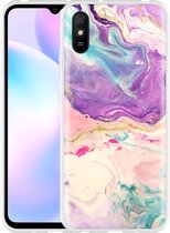 Xiaomi Redmi 9A Hoesje Dromerige Kleuren - Designed by Cazy