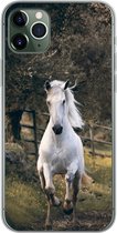 Geschikt voor iPhone 11 Pro Max hoesje - Paard - Natuur - Modder - Siliconen Telefoonhoesje