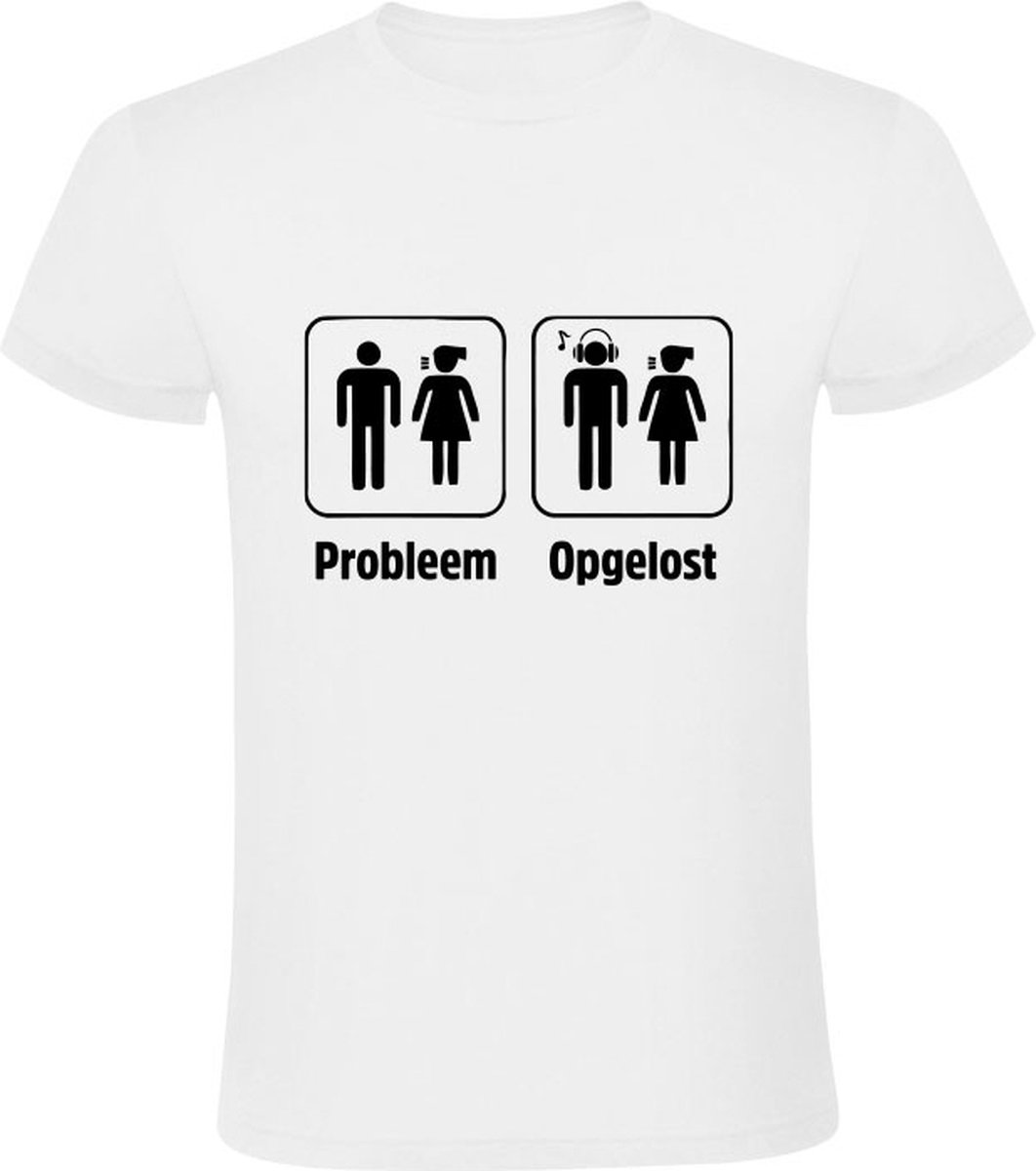 Bass moet je niet horen, die moet je voelen Heren T-shirt - muziek - dj