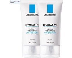La Roche-Posay Effaclar Mat dagcrème - voor een vette huid - 2x40ml