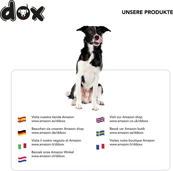 DDOXX® Hondenhalsband Air Mesh, verstelbaar, gewatteerd - veel kleuren - kleine & grote honden - Halsband Hond Kat Puppy - Rood, L - DDOXX