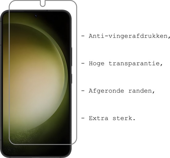 Coque Samsung Galaxy S23 Plus Coque Arrière en Siliconen avec 2x Protecteur d'écran - Coque Samsung Galaxy S23 Plus Coque en Silicone - Lilas