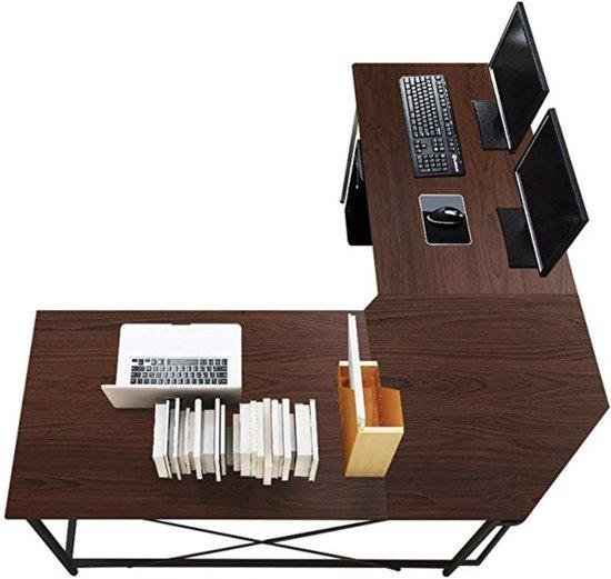 Vasagle Hoekbureau Industrieel - L-vormig - MDF / Metaal