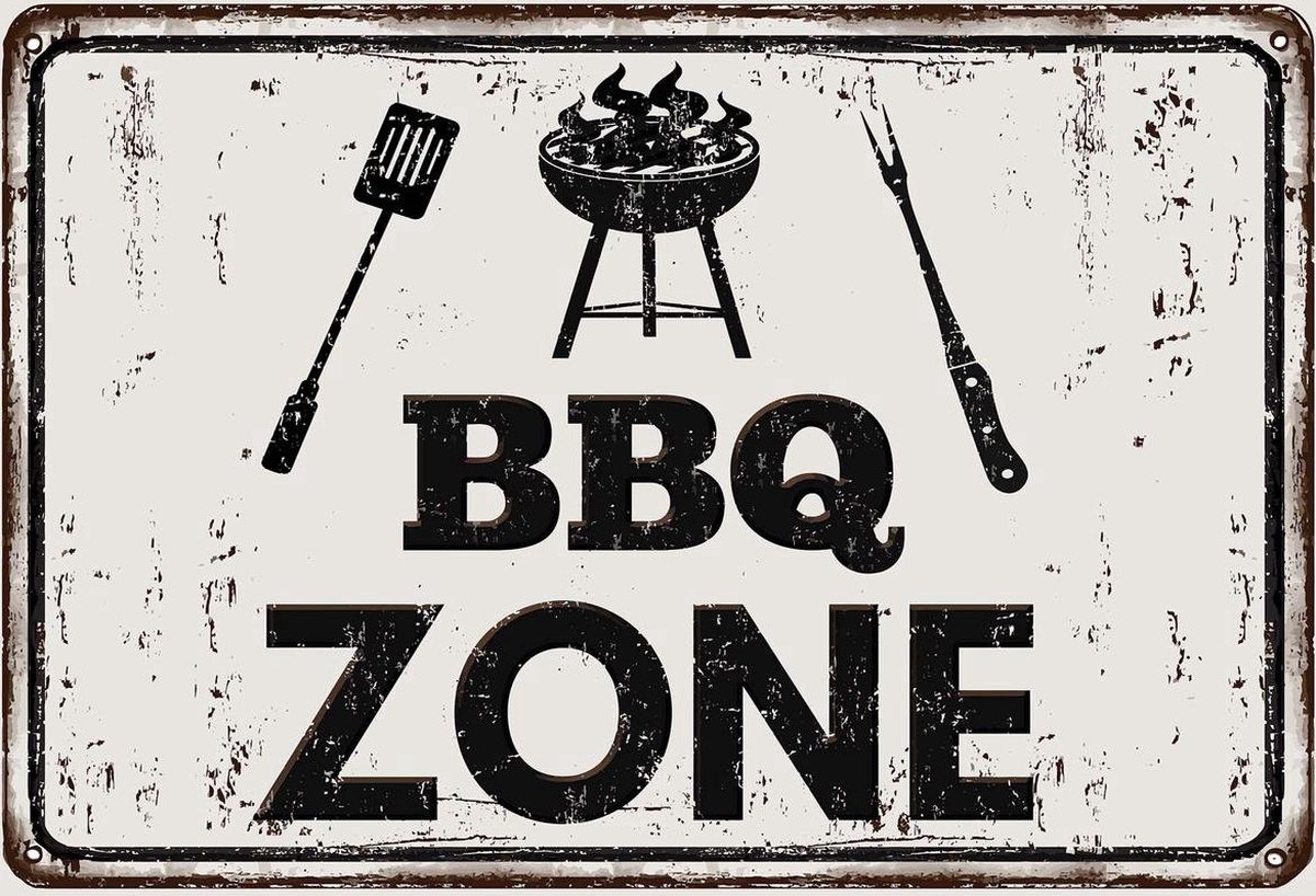 Grill Zone Party Fahne Schwarz 90x150cm - Spaßfahne Für Garten & Feiern