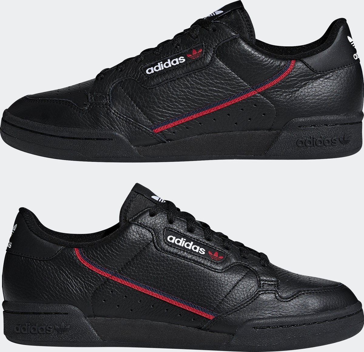 Baskets Homme Adidas Continental 80 Hommes - Noir - Taille 40⅔ | bol.com